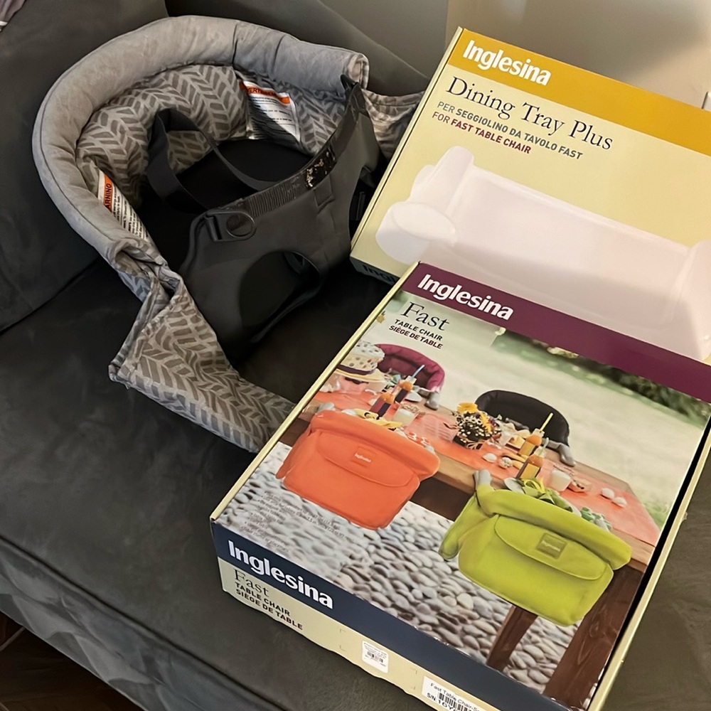 Inglesina Fast Table Chair in Broken Arrow Gray